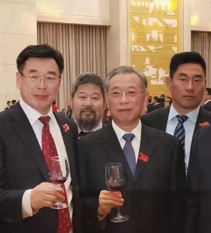 Provincial leaders with chamber president